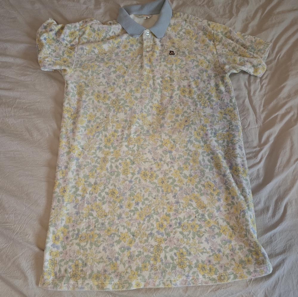 Teddy Fresh Gray and Yellow Midi Dress